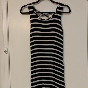 Tank Top Dress with Crisscross back